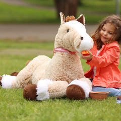 Tezituor horse plush gift packaging view, ideal for birthdays and holidays