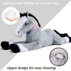 Tezituor horse plush toy suitable as a thoughtful birthday gift