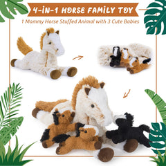 Tezituor kids playing with ponies to nurture creativity and social interaction.