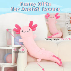 Tezituor side-sleeper axolotl pillow supports comfortable sleep.