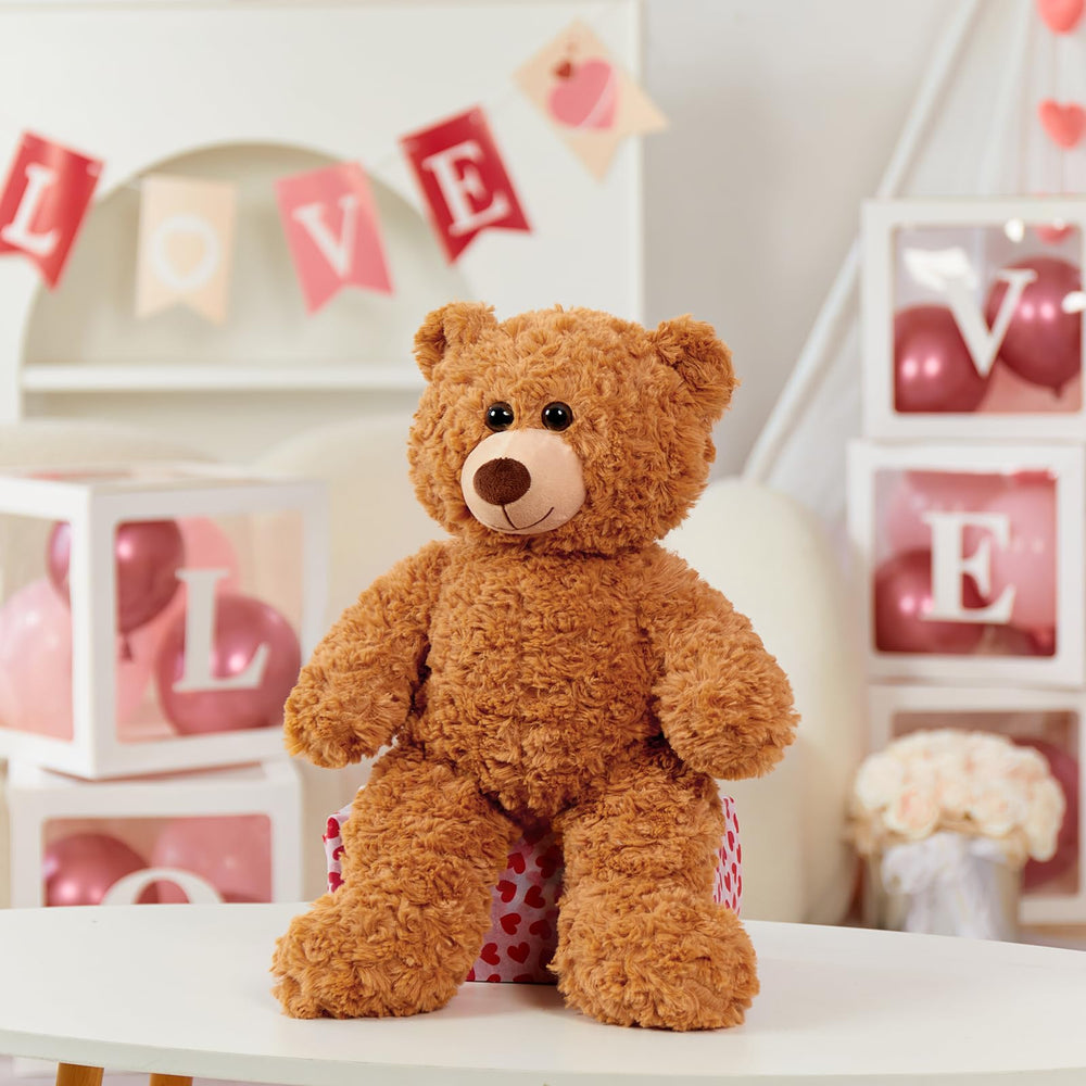 Tezituor small teddy bear soft fur texture, ultra-soft cover ideal for hugs.