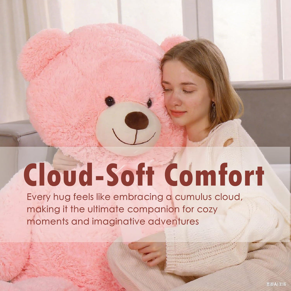 Tezituor bear back zipper for easy cleaning and care.