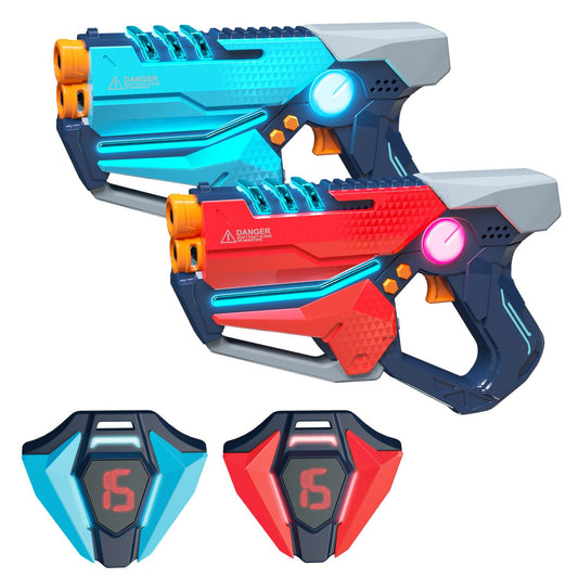 TG BLOCKS laser tag gun with glowing LEDs for immersive battles