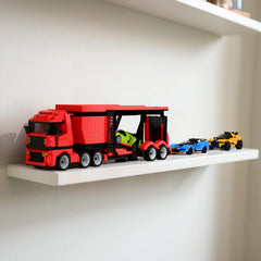 TG BLOCKS yellow sports car adds high-visibility fun and display.