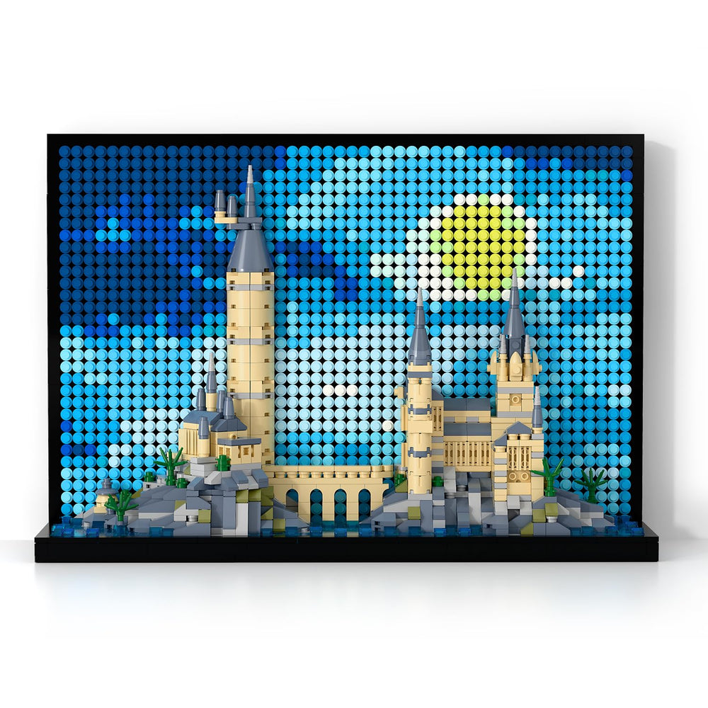 TG BLOCKS Micro Brick Magic Castle wall display option for stylish room decor.