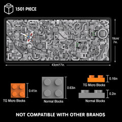 TG BLOCKS Star Trench 3D Wars Run detail pieces highlight micro bricks