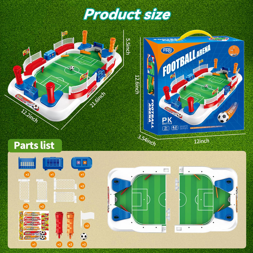 TGHIJKK Soccer Board Game bright edges invite young players to join in