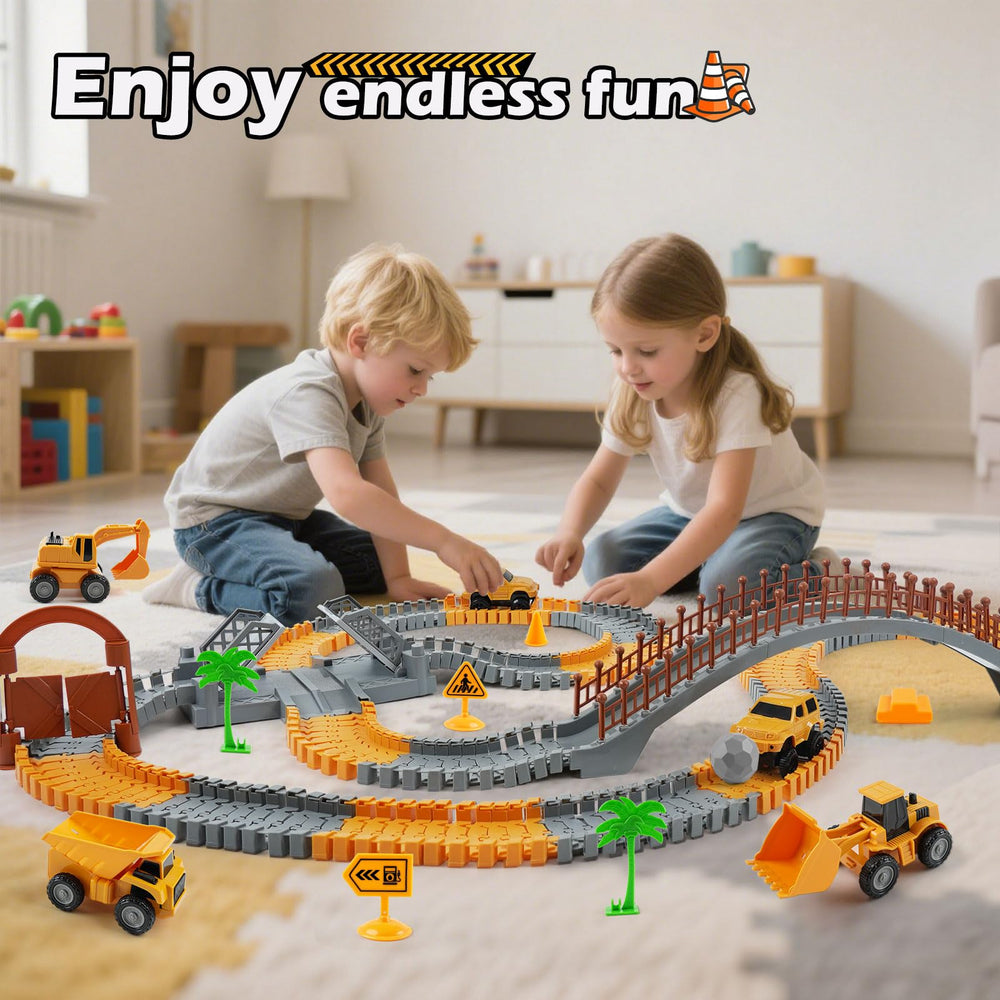 TGJH bridges, four-way roads, trees, and doors enhance immersive play scenes.