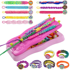 TGJH friendship bracelet kit loom for easy, kid-friendly weaving of colorful bracelets.