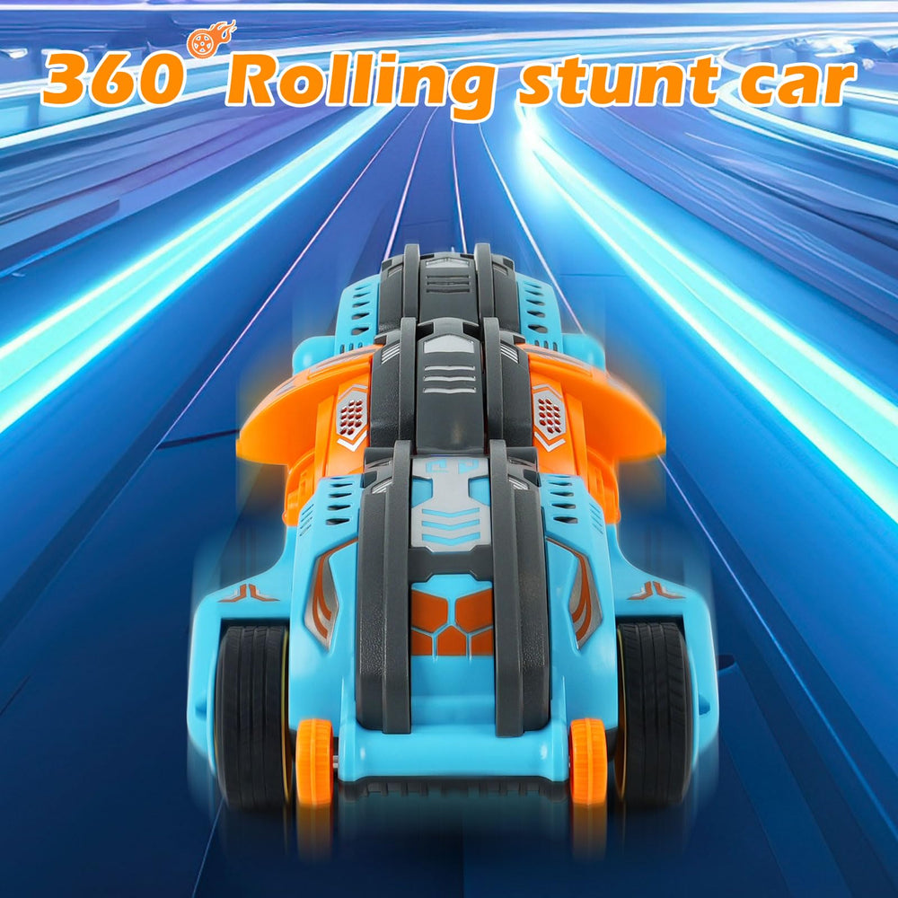 TGJH car in ball mode showing agile stunts