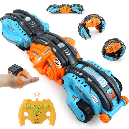 TGJH 360° stunt car front view with bright lights for action