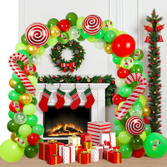 TGmjccus red candy cane foil balloons add bold holiday accents for gatherings
