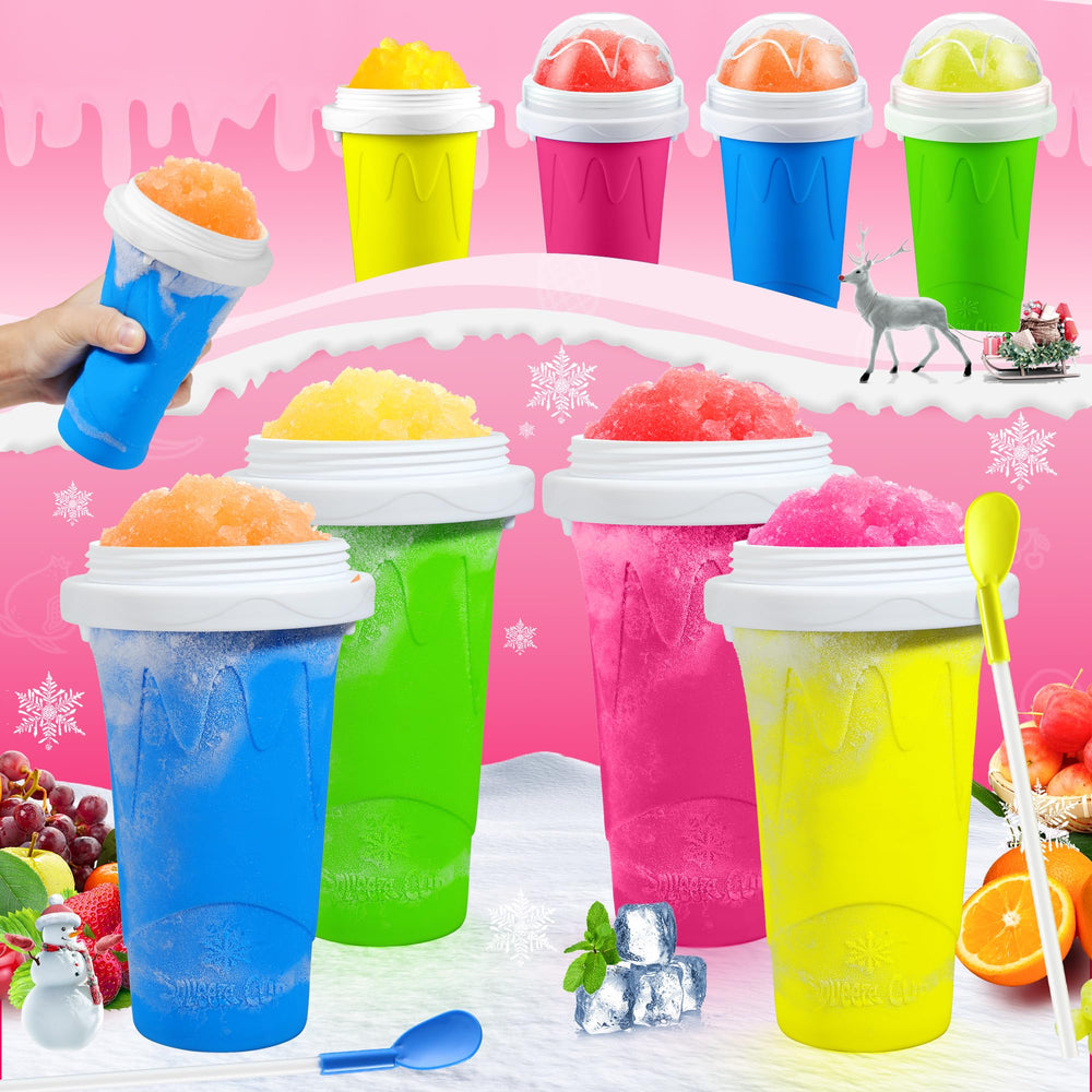 slushie cup used as party favors in a classroom or event