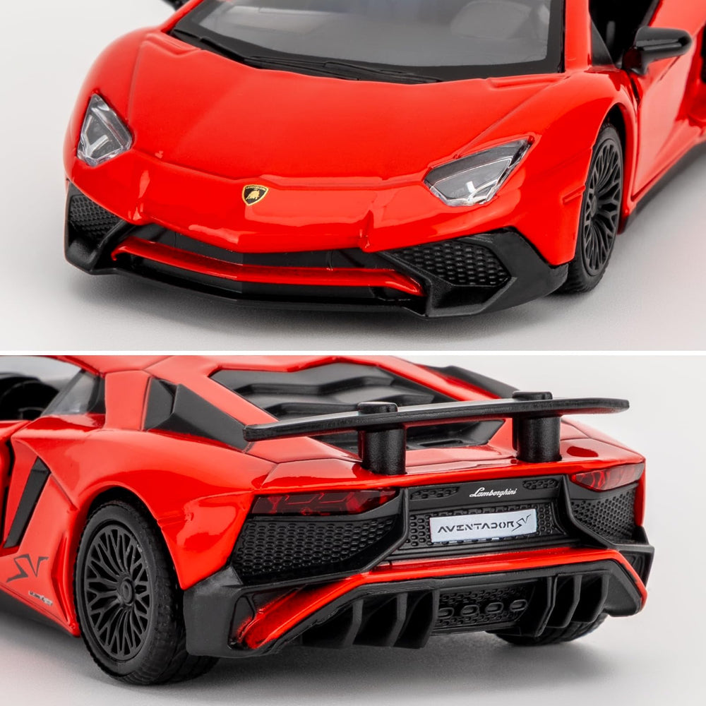 TGRCM-CZ Aventador 1/36 interior detail enhances collectibility.
