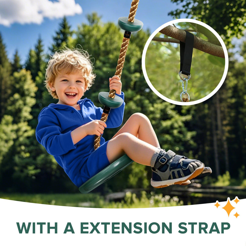 Tgzwme kid enjoying swing demonstrates active outdoor fun and balance development.