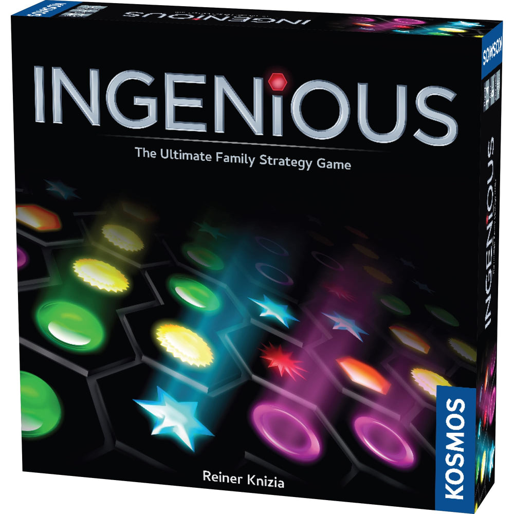 Thames & Kosmos Ingenious board with strategic hex layout for family play
