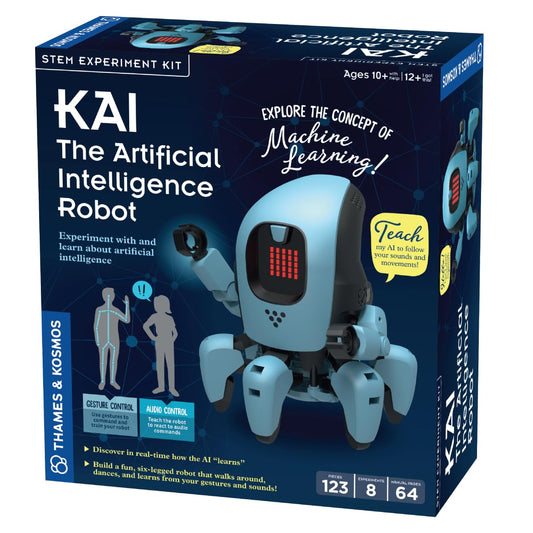 Thames & Kosmos Kai six-legged robot learning via gestures and sounds
