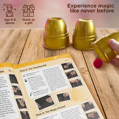 Thames & Kosmos Magic Gold Edition 96-page color manual guides tricks step by step.