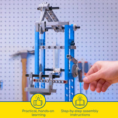 Thames & Kosmos manual page—step-by-step guidance for building models.