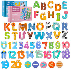 Thboxes magnetic letters and numbers on fridge boosting early learning through playful interaction.