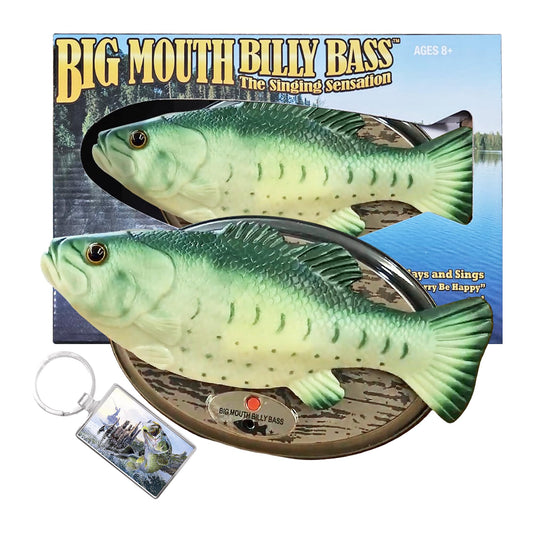The 3D Art Company Big Mouth Billy Bass front view, a playful wall display.