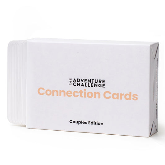 The Adventure Challenge Couples Connection Cards spread spark intimate conversations at home.