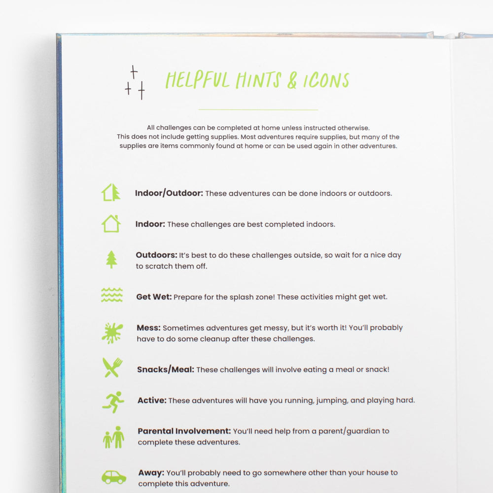 Parent guide page for planning challenges in advance