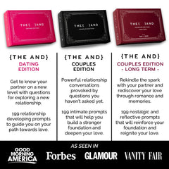 THE AND Dating Edition branding on packaging and deck