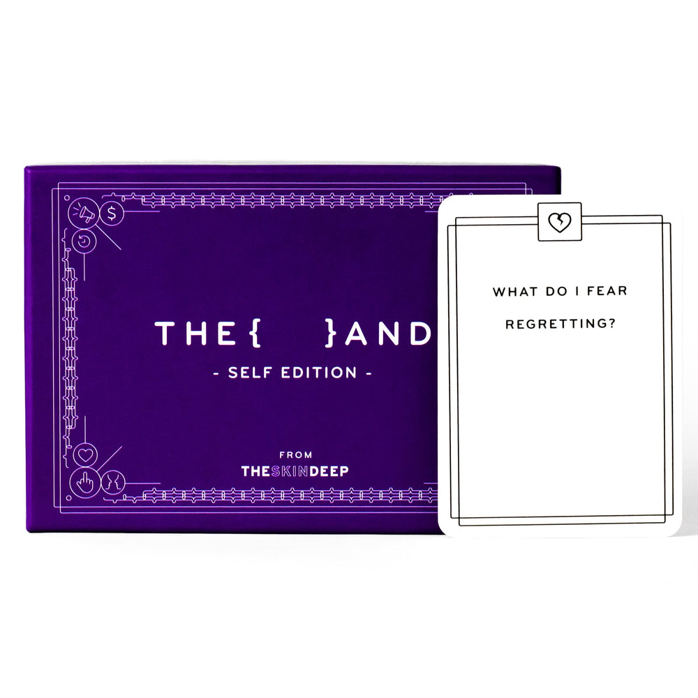 THE AND Self Love Edition table-top display keeps cards accessible