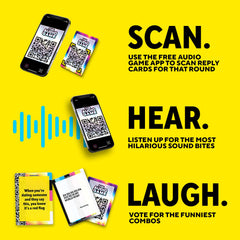 The Audio Game party night fuels shared laughter.