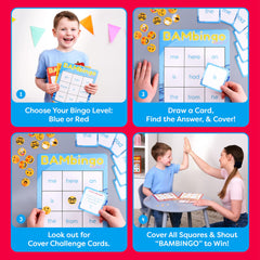 The Bambino Tree premium durable bingo cards ready for daily use