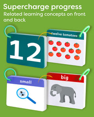 THE BAMBINO TREE thick double-sided cards designed for easy handling by toddlers