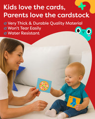 THE BAMBINO TREE transport flash cards inspire naming vehicles during play and travel.