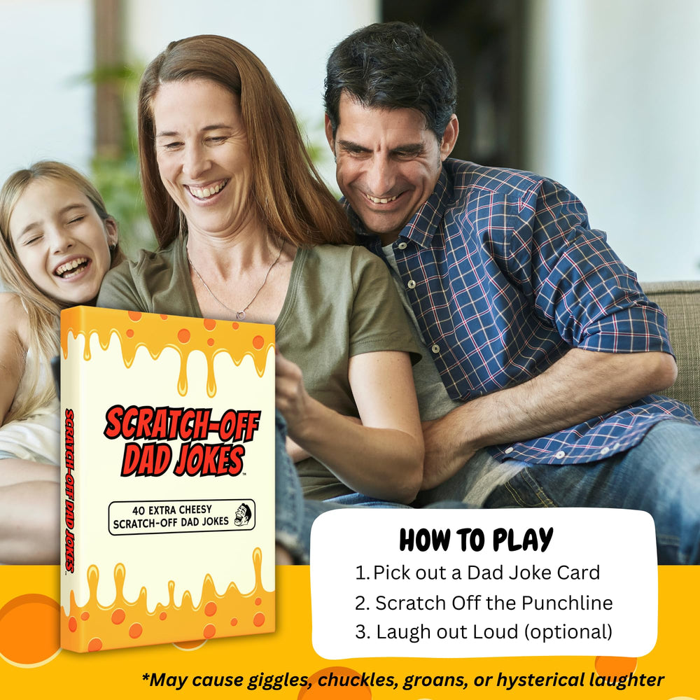 The Dad Joke 3000 family game night setup invites shared laughter.