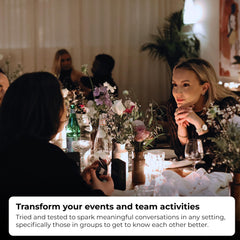 The Diary of a CEO Conversation Cards premium materials ensure durability for repeated use.