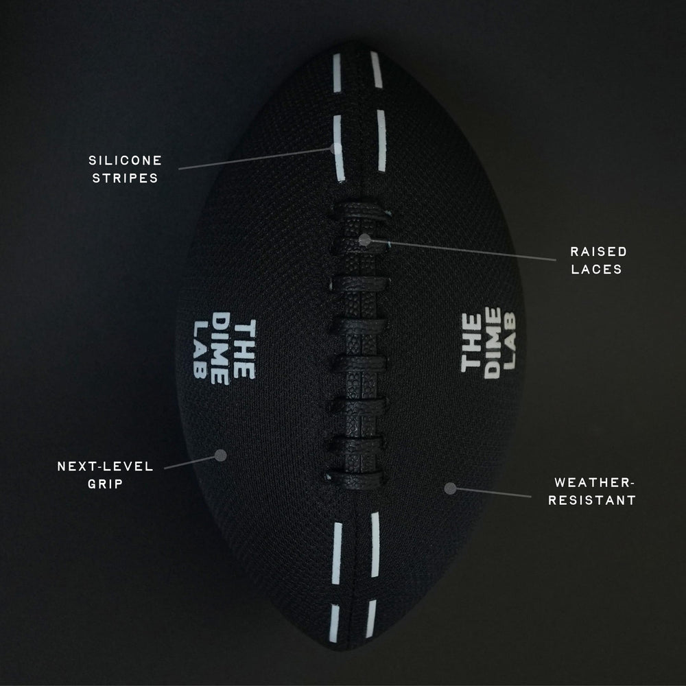 The Dime Lab Water Football on the beach scene with a larger, authentic feel.