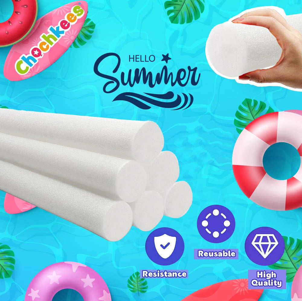 The Dreidel Company deluxe foam noodles colorful pack enhances pool party fun