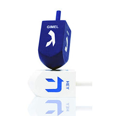 Dreidel with foil embossed letters from The Dreidel Company for authentic look