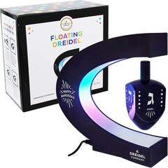 The Dreidel Company levitating technology showcases magnetic suspension and smooth rotation.