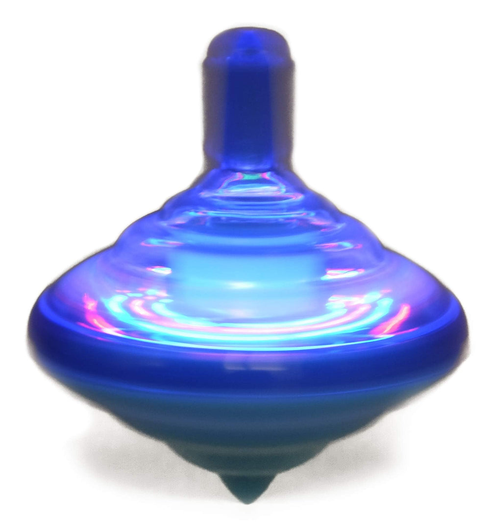 The Dreidel Company light-up dreidel with on/off switch for safe play.
