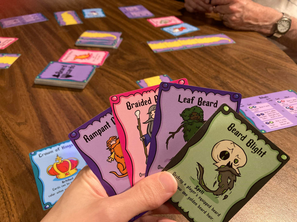 Beard Wizards supports 2 to 5 players for shared fun.