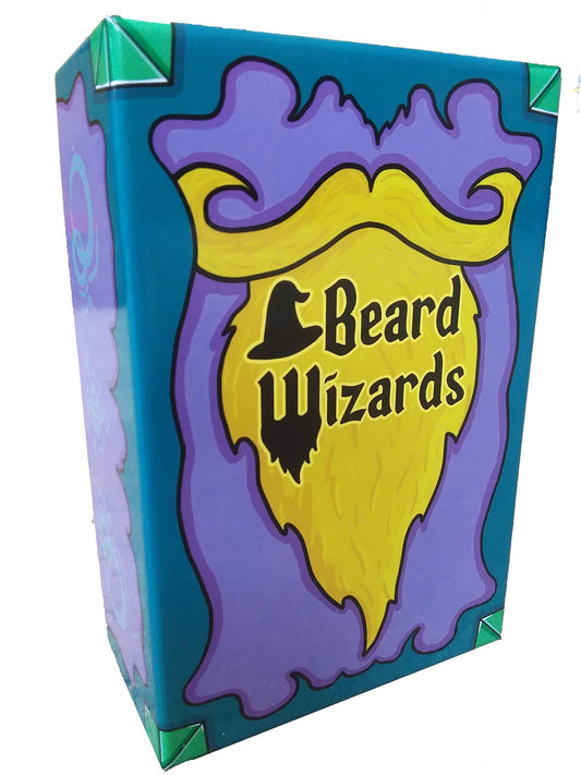 The Dusty Top Hat Beard Wizards box ready for quick game nights.