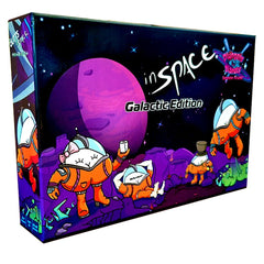 The Dusty Tophat Booties Space Galactic Edition cover, inviting game night fun.