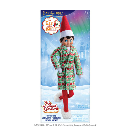 The Elf on the Shelf Claus Couture Snuggly Robe for a cozy elf reveal moment.