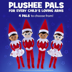 Close-up of ultra-soft material from The Elf on the Shelf Plushee Pal Light.