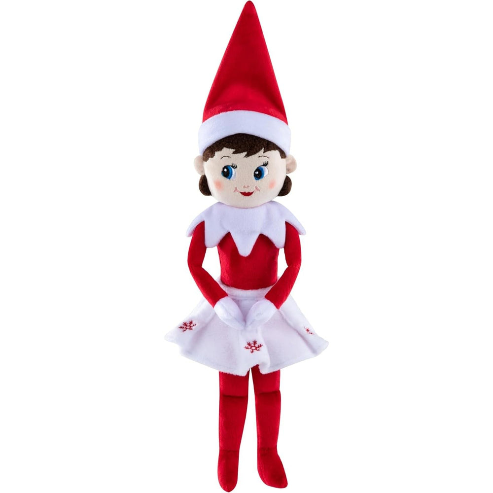 Close-up of The Elf on the Shelf Plushee Pal Light fabric texture.