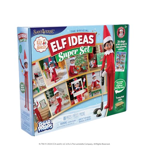 The Elf on the Shelf plan calendar visual highlights your 24-day setup at a glance