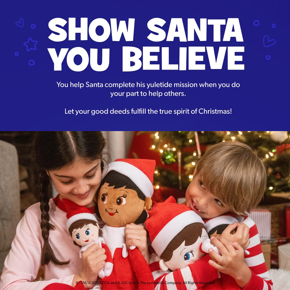 17-inch huggable plush cousin to Scout Elf for holiday joy.