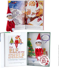 The Elf on the Shelf Spanish-language book cover for cozy bedtime reading.