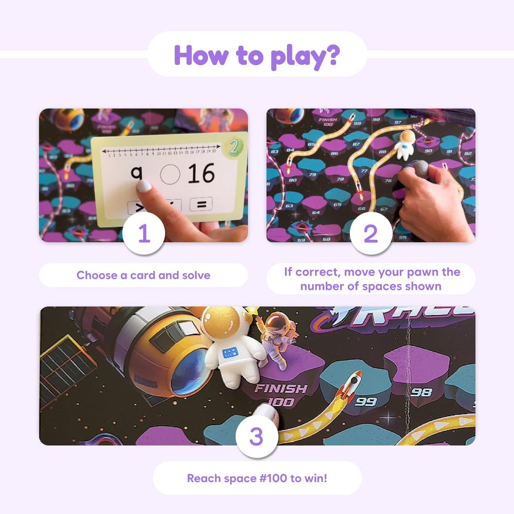 The Fidget Game Rocket Race base-ten blocks reinforce place value concepts.